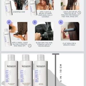 Buriti Liss Hair Treatment Set - White